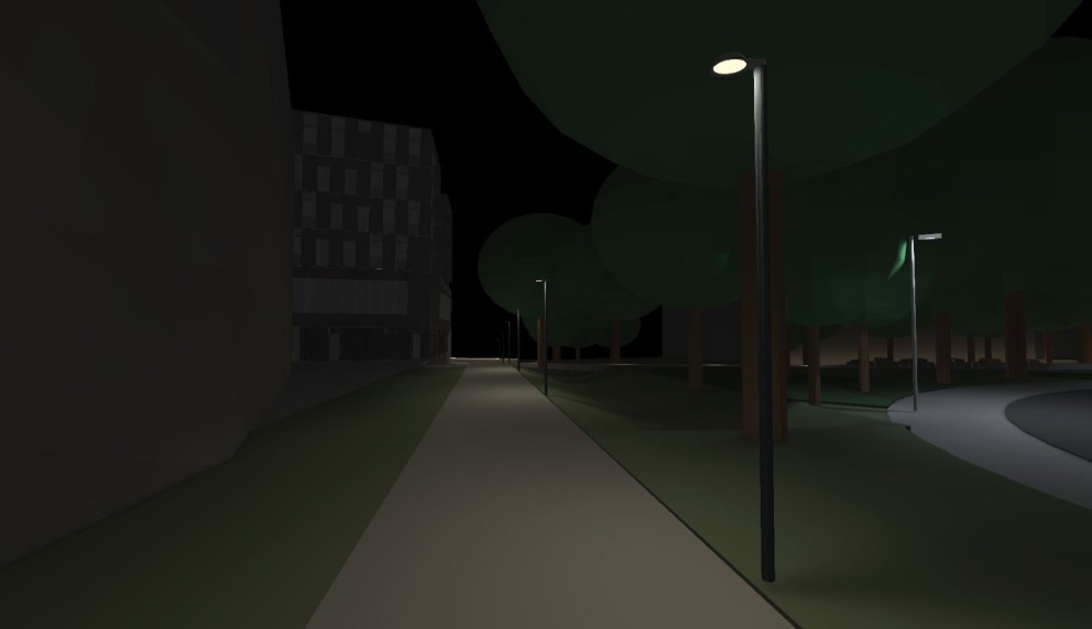 Functionele verlichting voor logistieke routes / brandweerroutes